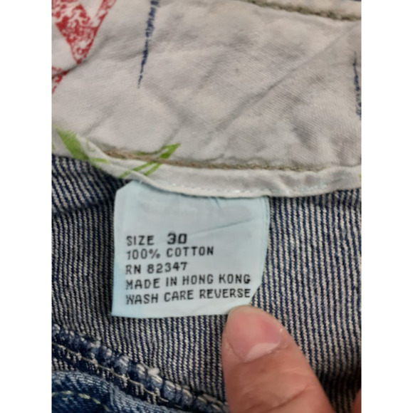 VTG 80S Z FOR ZIP CODE TAPER LEG JEANS SZ 10 - Picture 3 of 5